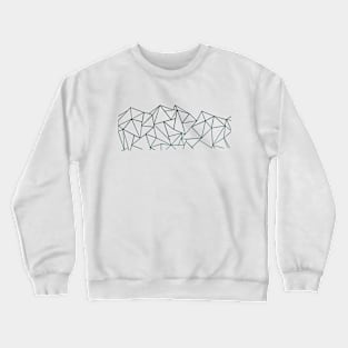 Abstract Ombre 1 Green Crewneck Sweatshirt